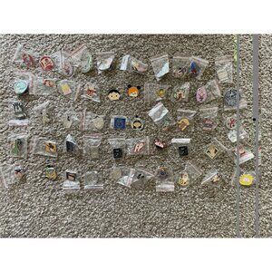 Disney Pin Lot Of 50 Characters And More